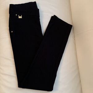 Rafaella Comfort Black Textured Women’s Pants Size 6